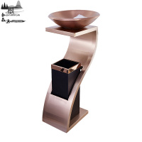 根泰鑫源不锈钢烟灰垃圾桶74X22X28CM/个