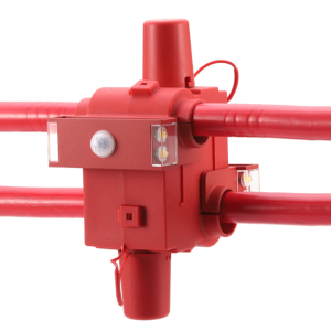 艾伯德 ABD-AF120 3.7V 1W IP65 10Hz LED红色 太阳能警示灯 (盏)