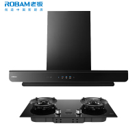 老板(ROBAM)油烟机烟灶套餐两件套欧式直吸触控式27立方5.2灶具厨电套装66X5-E2+58B9A-C5