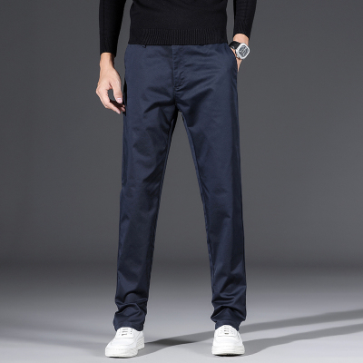 金盾(KIN DON)春夏季款休闲裤男宽松直筒弹力男裤天丝男士西裤直筒大码百搭长裤子休闲裤男