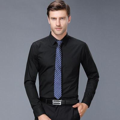 梵克公牛长袖衬衫2021四季款贵族轻奢品牌男棉衬衫男免熨烫易打理商务正装男衬衣