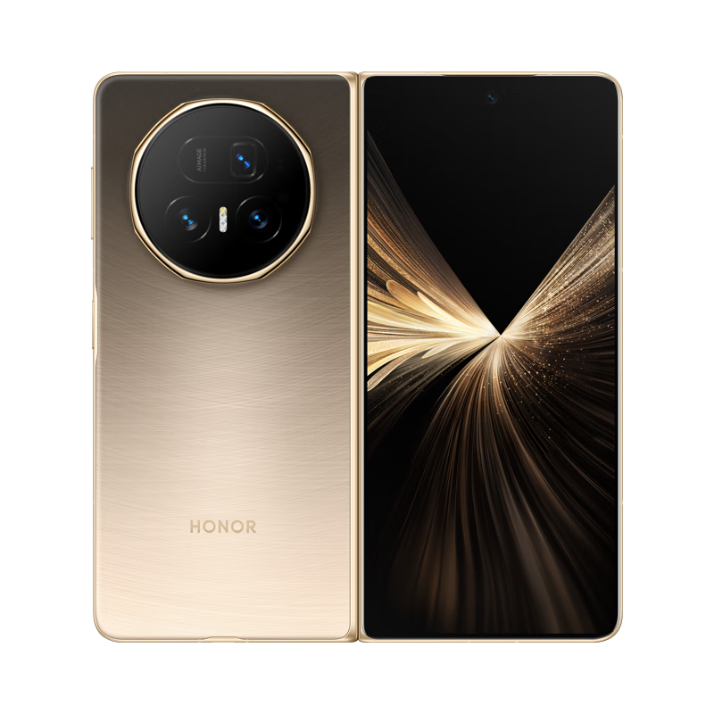 荣耀Magic V5 12GB+256GB曙光金 5G折叠屏 智能手机