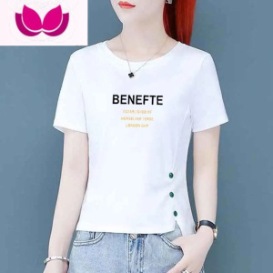 七斓夏季2023年新款时尚洋气时髦不规则短袖T恤设计感短款上衣夏款女