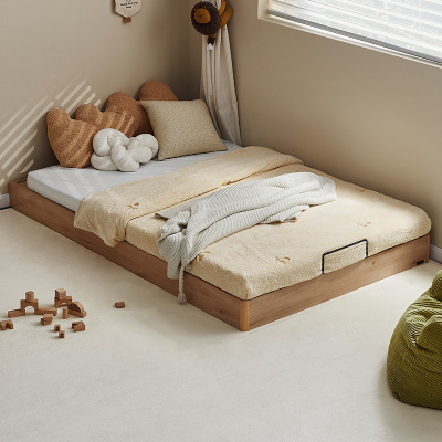 全友家居无床头地台床拼接床小户型卧室青少年单人床