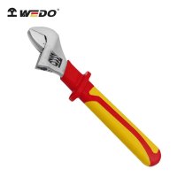 维度(WEDO)IN527-10 绝缘注塑活扳手 铬钒钢 10寸 250mm 绝缘可调扳手/活口扳手 绝缘1000V