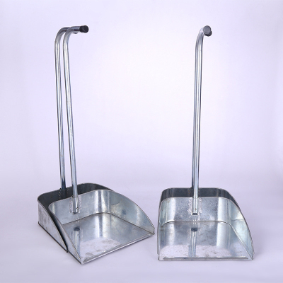 卡质 垃圾斗畚斗撮箕白铁皮畚斗家用大容量镀锌铁畚箕 (1个装)