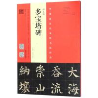 颜真卿多宝塔碑 中国代表性书法作品 宋拓本翁志飞临本 隶书碑帖毛笔字帖 临摹范本欣赏作品推荐 河南美术出版社