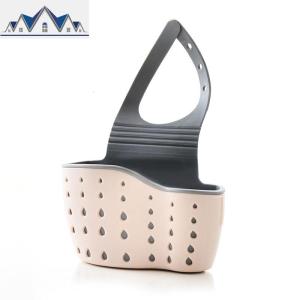 厨房水沥水篮塑料创意可挂式过滤筐洗碗菜盆厨具收纳置物架挂篮 三维工匠