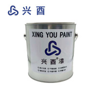 兴酉 醇酸调和漆 桔红色3kg 桶