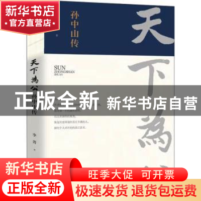 正版 天下为公(孙中山传) 李菁 团结出版社 9787512686632 书籍