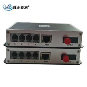 雅企泰利/光端机/4路电话光端机/FQ-PCM4-1FE-WS20C