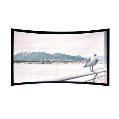 经科JK弧形画框幕布窄边框HB-CW2高分子高增益复合幕100寸16:10