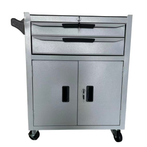 吉迎尚品 工具车小推车工作台手推车 两抽屉对开门 个 两抽屉对开门