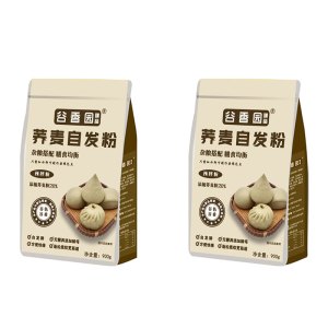 谷香园臻品 荞麦自发粉 900g*2袋
