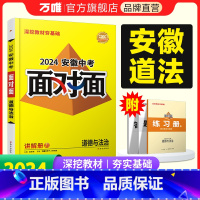 道德与法治 安徽省 [正版]2024安徽道德与法治面对面初三总复习全套资料七八九年级初三政治模拟题训练历年中真题卷辅导书