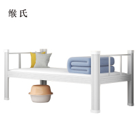 缑氏钢制单人床员工宿舍床公寓床长2米宽0.9米高0.75米