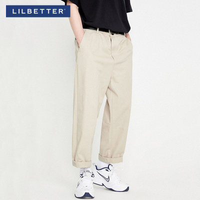 Lilbetter男士裤子宽松直筒休闲裤潮流新款韩版长裤时尚百搭男裤预售,最晚2021年03月22日24点前发货