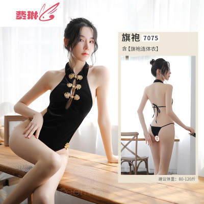 情趣内衣学生制服性感旗袍衣服诱惑开裆服装超骚套装骚费琳