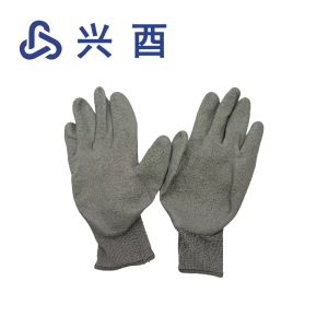 兴酉 灰色尼龙防滑皱纹手套 NL-G 双