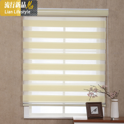 卷帘窗帘升降免打孔卫生间厕所厨房浴室遮光防水电动手拉百叶窗帘 三维工匠