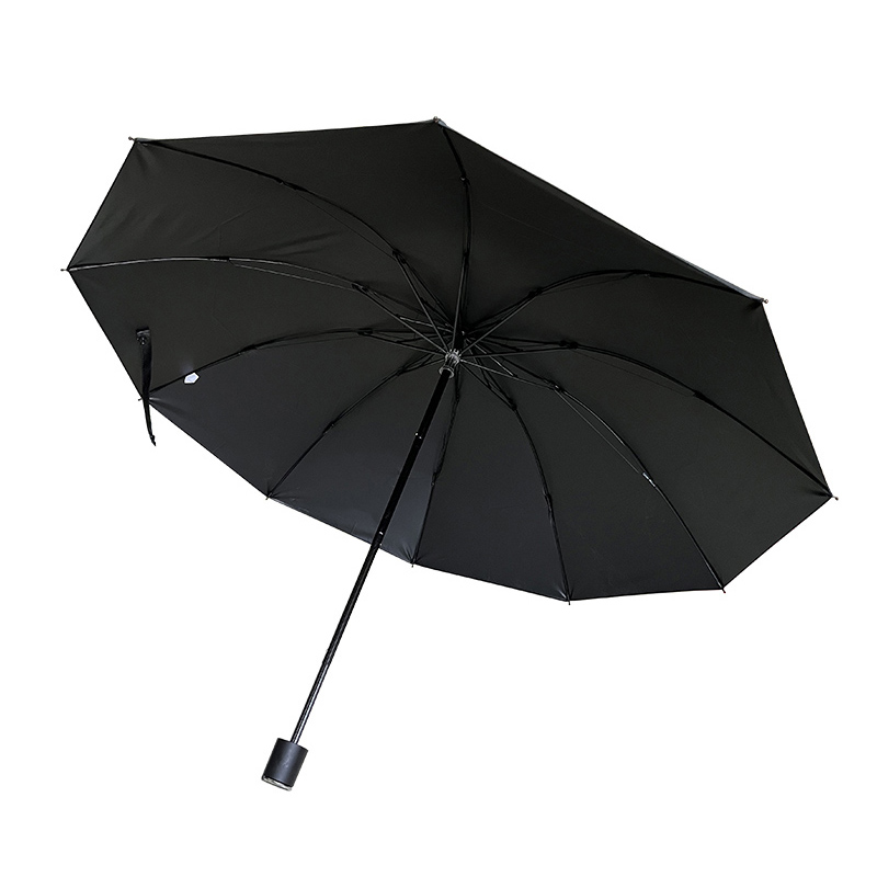 步宽 十骨三折黑胶晴雨两用伞 BV8306/把