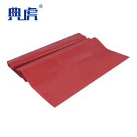 典虎 绝缘胶皮 红色3mm*1m*1m 平方米