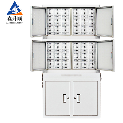 鑫升顺手机信号考场会议室专用手机柜电子产品存放柜寄存柜带锁组合款48+48格300*776*1550