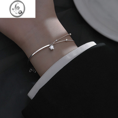 JiMi925银银星星手链女生夏2022新款ins小众轻奢设计高级感手环闺蜜