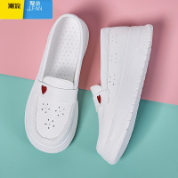 聚范护士鞋女软底透气厚底防滑不累脚夏季洞洞增高医护专用小白工作鞋