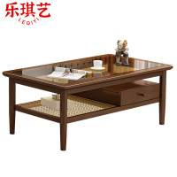 乐琪艺 茶几 胡桃色 个