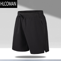 HLCOMAN运动短裤男健身足篮球跑步热裤透气速干休闲弹力四分裤夏季冰感潮