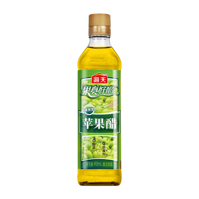 海天食醋 苹果醋450mL酿造醋 家用厨房炒菜凉拌腌制调味品