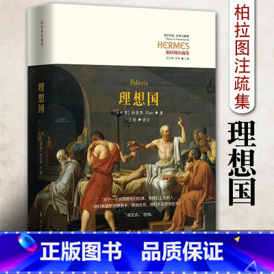 [正版]理想国 柏拉图注疏集 西方传统经典与解释罗翔读懂柏拉图著西方政治思想代表作品规划未来理想社会的蓝本哲学宗教读华