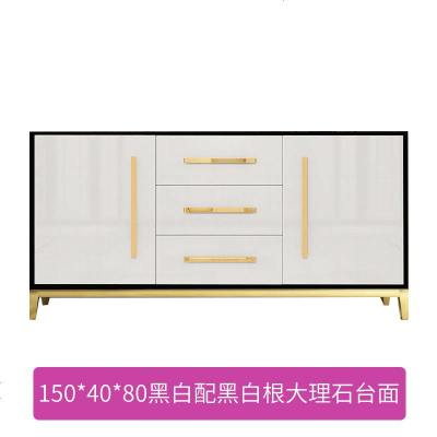 大理石后现代轻奢风简约卧室电视柜主卧高款烤漆北欧酒店房间高柜