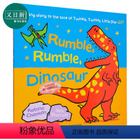 [正版]Nick Sharratt Rumble, Rumble, Dinosaur 恐龙时期 英文原版 进口图书 儿