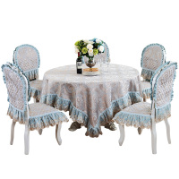美帮汇中欧式大款餐椅垫坐垫餐椅套餐桌布布艺椅套餐桌布圆桌布椅子套