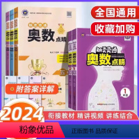 下册同步字帖 小学三年级 [正版]2024新版触类旁通奥数点睛一年级二年级三年级四年级五年级六年级 小学123456年级