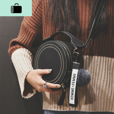 2020新款小众包包质感网红时尚百搭小圆单肩斜挎手提女包NEW LAKE女士手提包