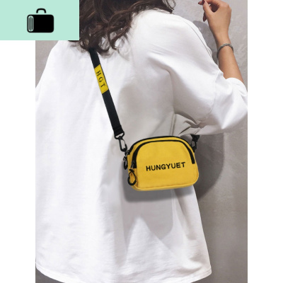 网红质感小包包女迷你百搭单肩斜挎包女包新款2020春夏洋气帆布包NEW LAKE女斜挎包