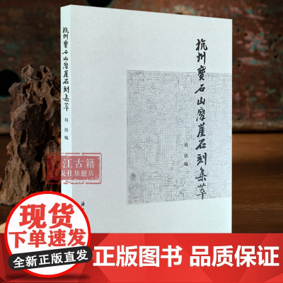 杭州宝石山摩崖石刻集萃 刘洁 编 选录120余通石刻 宝石山一带的石刻文物的主要面貌 中国历史文物考古研究图书籍 浙江古