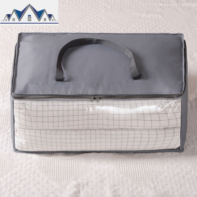 透明被子收纳袋装衣服棉被的袋子衣物打包整理袋防尘防潮家用便携 三维工匠收纳包