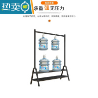 敬平双层晾衣架落地折叠卧室内宿舍出租房挂衣杆上下两多层衣帽收纳架 黑色单层双板长120高160