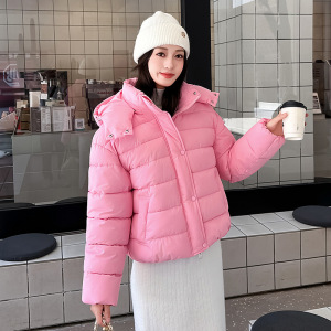 2026时尚棉服女冬季新款连帽宽松面包服加厚棉袄女士时尚外套