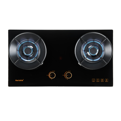 Haotaitai家用燃气灶JZY-X401S 4.8kW大火力防爆钢化面板保洁炉头聚能隔热炉架铜火盖红点防烫液化气