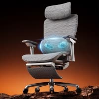 歌德利Q7电动按摩椅智能人体工学椅子电脑椅家用久坐舒适办公转椅