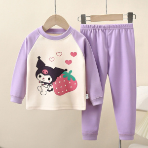 儿童秋衣秋裤套装女童长袖加厚男童打底秋冬婴幼家居保暖内搭