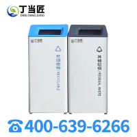 丁当匠金属果皮箱垃圾箱垃圾桶户外环卫果皮箱站台市政垃圾桶A67
