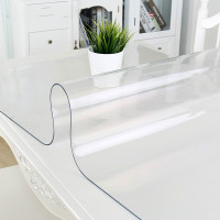 美帮汇定制PVC桌布软塑料玻璃防水防油防烫免洗餐桌垫茶几垫台布水晶板