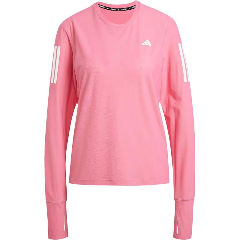 阿迪达斯(adidas)运动T恤女长袖修身透气吸湿速干休闲跑步健身