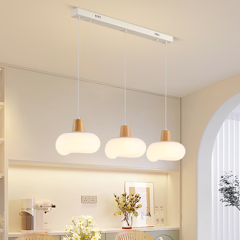雷士照明奶油风全光谱护眼餐厅吊灯吧台卧室书房灯具